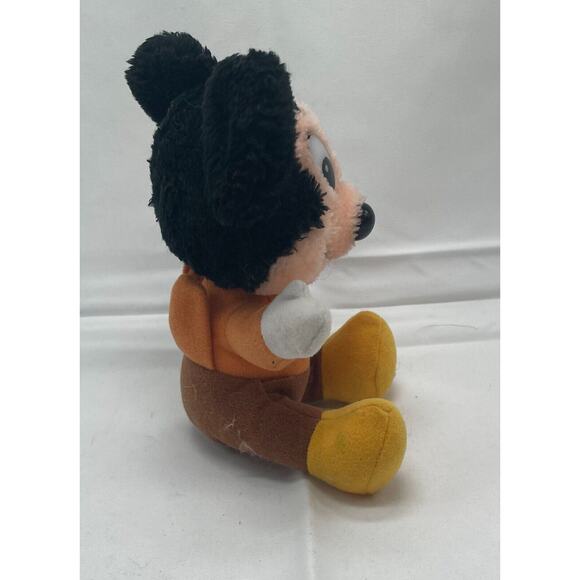 VTG Mickey Mouse Plush Stuffed Animal Disney Christmas Carol 7" 1980s - Picture 4 of 4